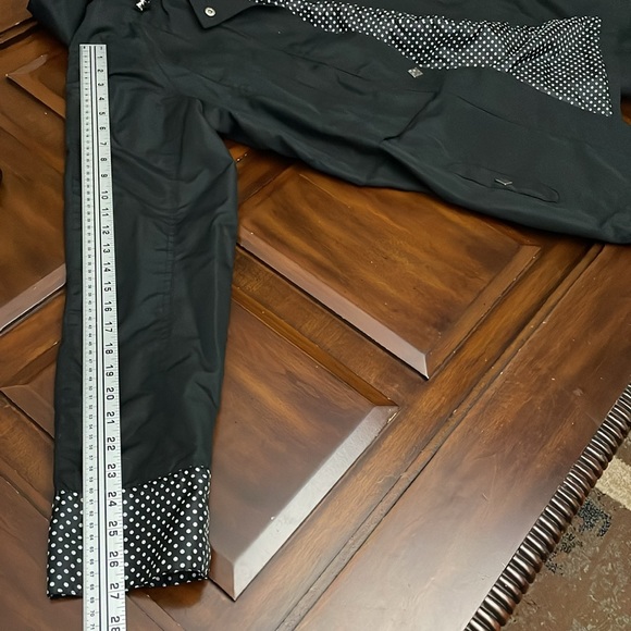 Women’s size medium black with polkadots totes jacket - Picture 15 of 15